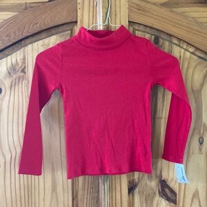 Girls Carter’s red long sleeve turtleneck shirt size 6X - NWT
